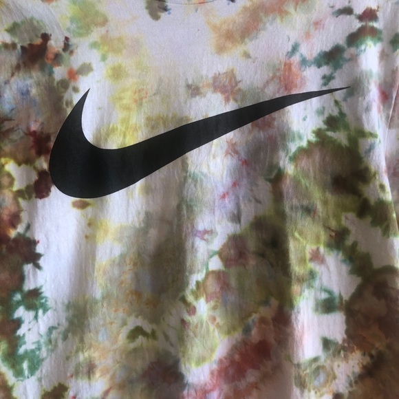 Ice Dyed Nike Swoosh Tee - Picture 3 of 7